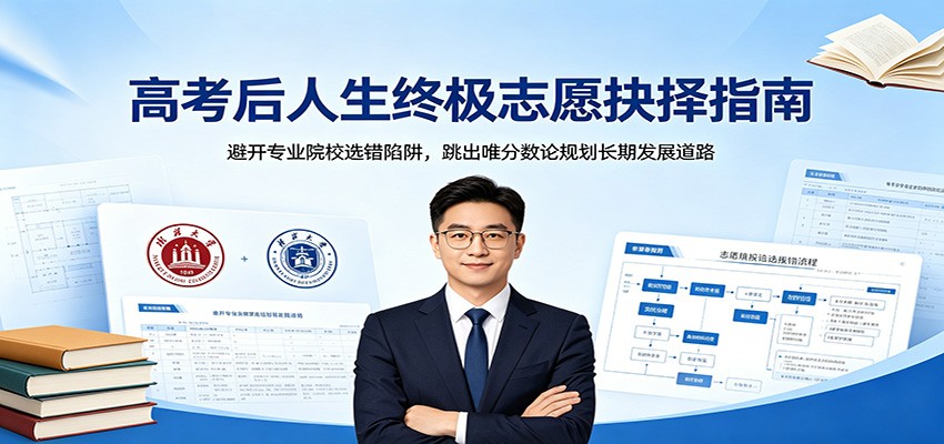 高考后人生终极志愿抉择指南：避开专业院校选错陷阱，跳出唯分数论规划长期发展道路